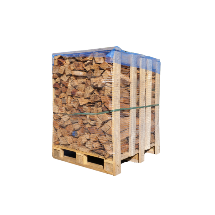 Palette de 1st de bois de chauffage sec séchoirs - prêt à l'emploi - mélange feuillus